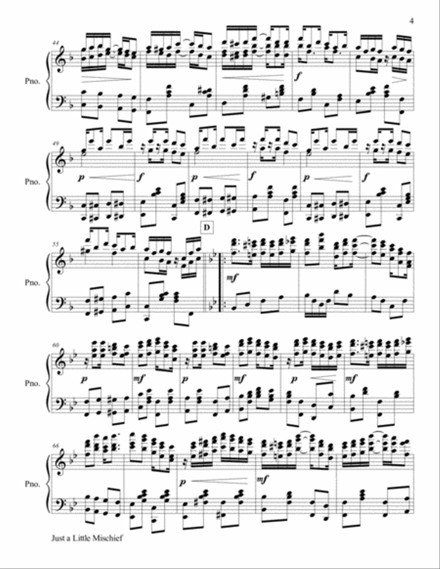 Tickling the Ivories: A Ragtime Piano Collection Piano Solo scores gallery preview page 5