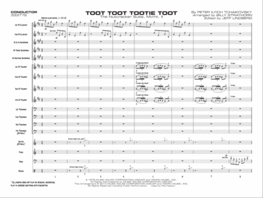 The Nutcracker Suite Jazz Ensemble scores gallery preview page 7