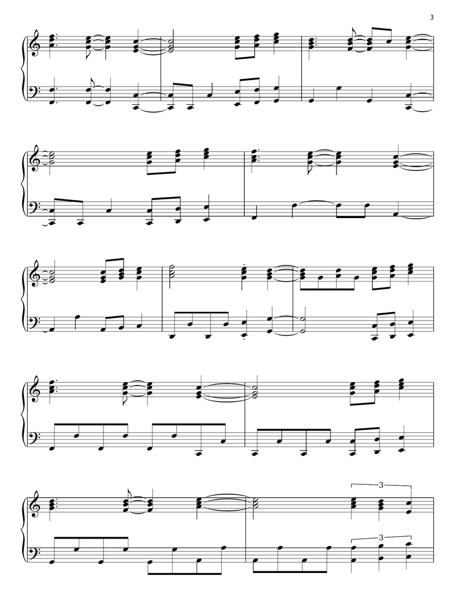 Bless The Broken Road Piano Solo scores gallery preview page 3
