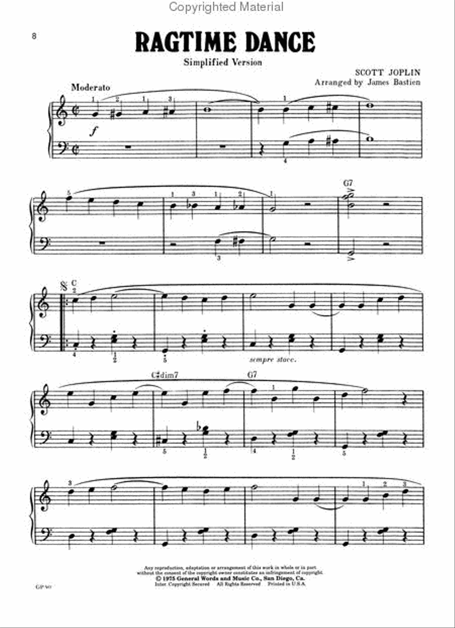 Scott Joplin Favorites Piano Method scores gallery preview page 3