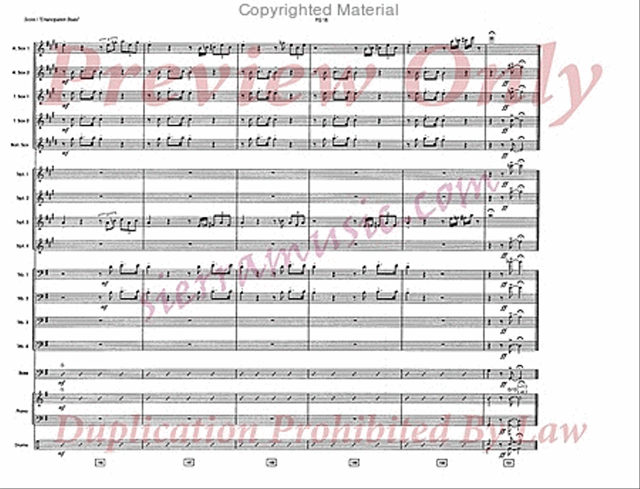 Emancipation Blues Big Band scores gallery preview page 19