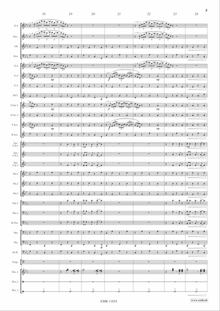 Roma Concert Band scores gallery preview page 6