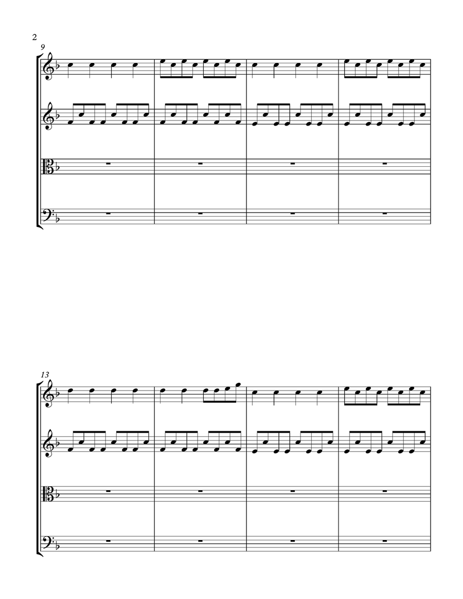 Such Great Heights String Quartet scores gallery preview page 2