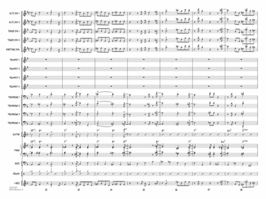 Billie's Bounce (arr. John Wasson) - Conductor Score (Full Score)