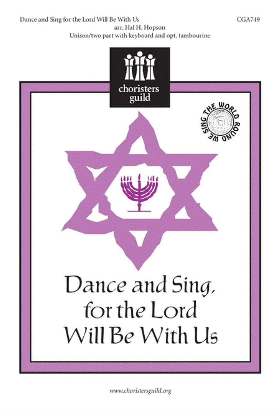 Dance and Sing, For the Lord Will Be With Us Unison Choir scores gallery preview page 1