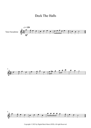 Book cover for Deck The Halls (Tenor Sax)