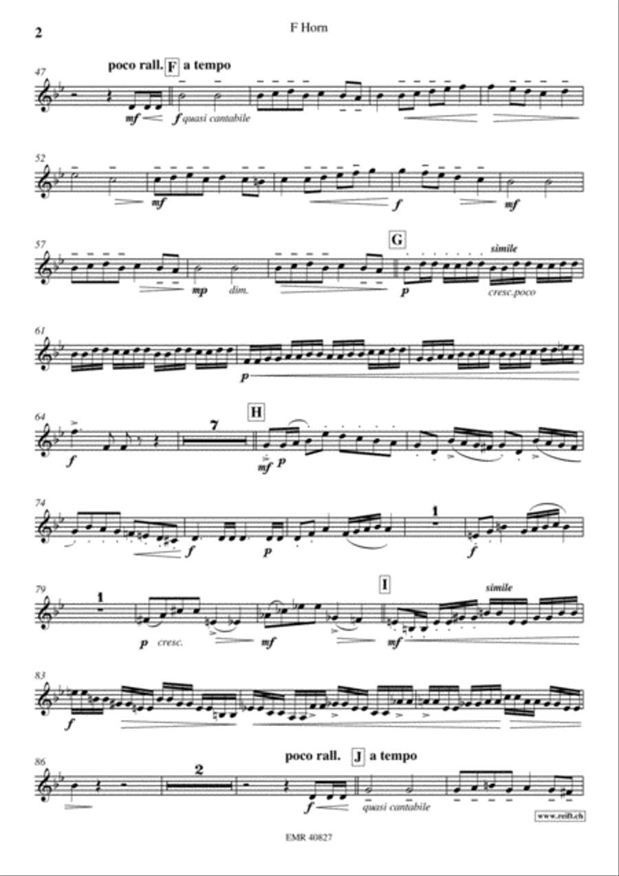 Konzert-Etude Horn scores gallery preview page 3