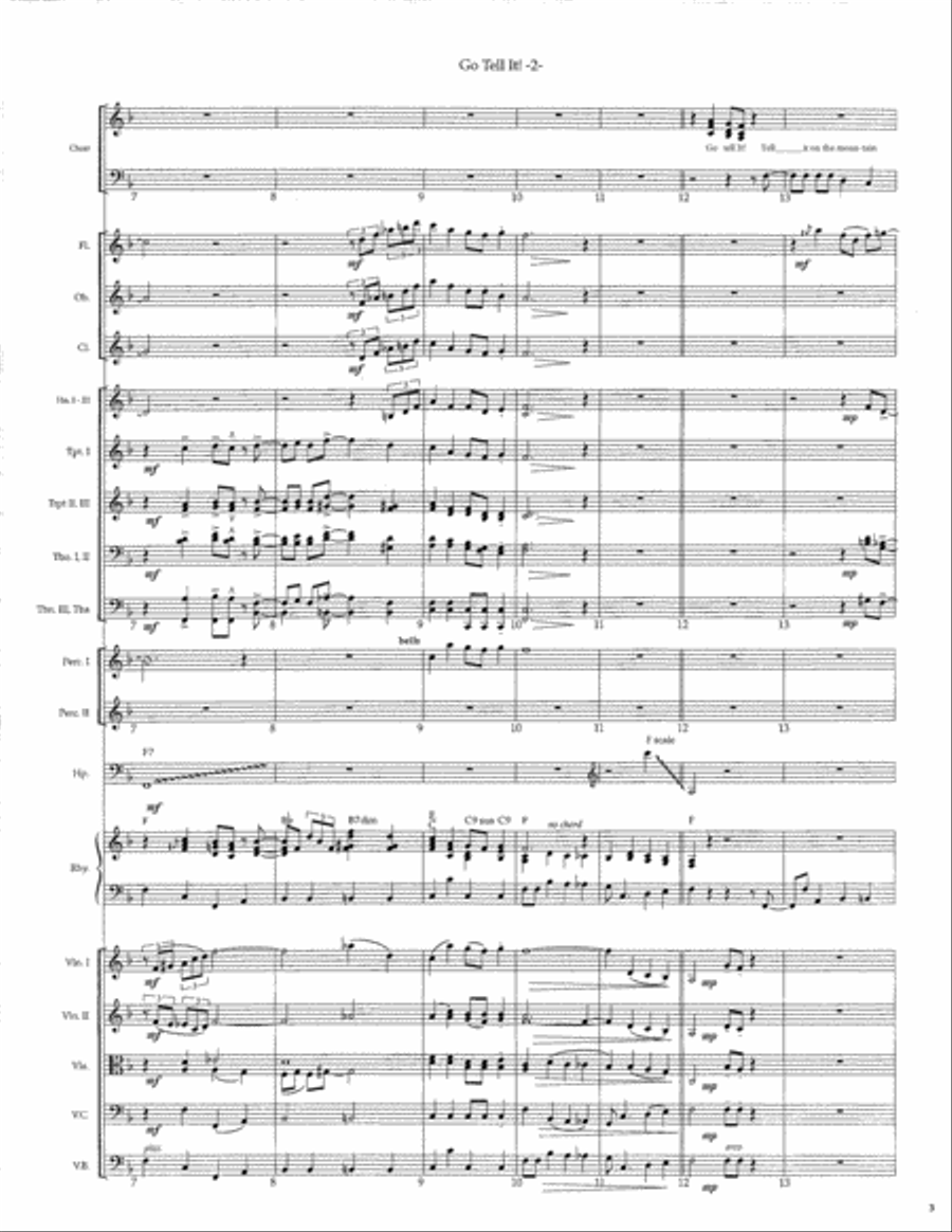 Go Tell It! SSATB scores gallery preview page 4