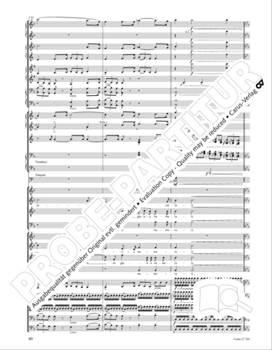 Te Deum Te Deum 4-Part scores gallery preview page 41