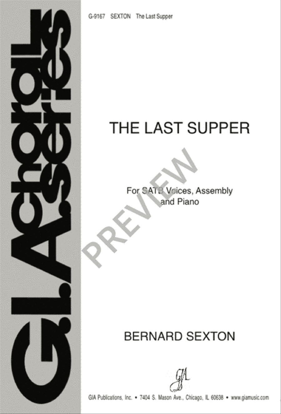 The Last Supper The Last Supper 4-Part scores gallery preview page 2