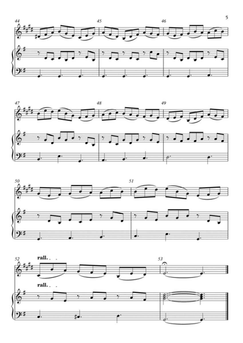 Jesu, Joy of Man's Desiring for Alto Sax and Piano (Arpeggios Not Chords) - Score and Parts image number null