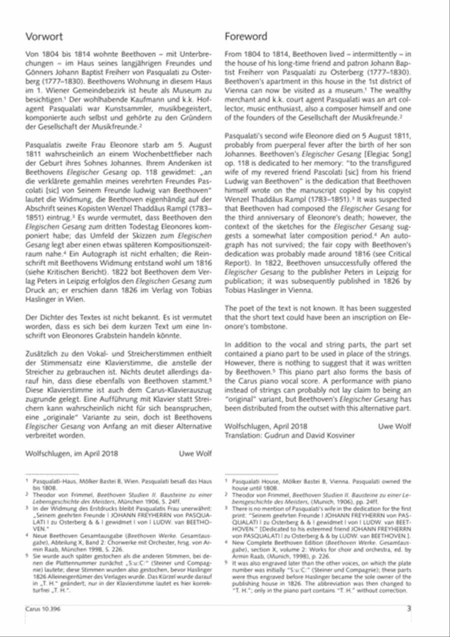 Elegiac Song 4-Part scores gallery preview page 4