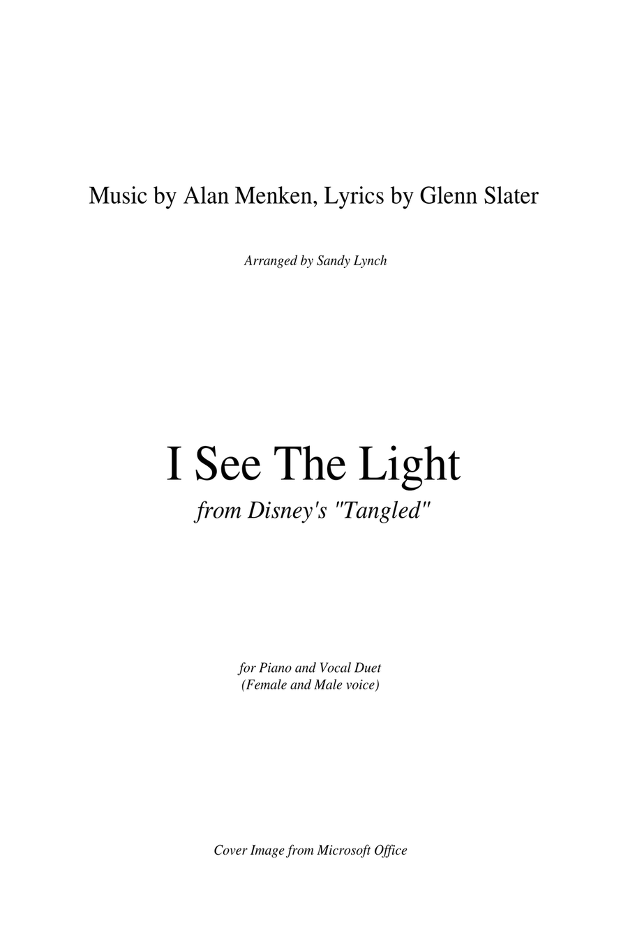 I See The Light I See The Light Piano scores gallery preview page 2