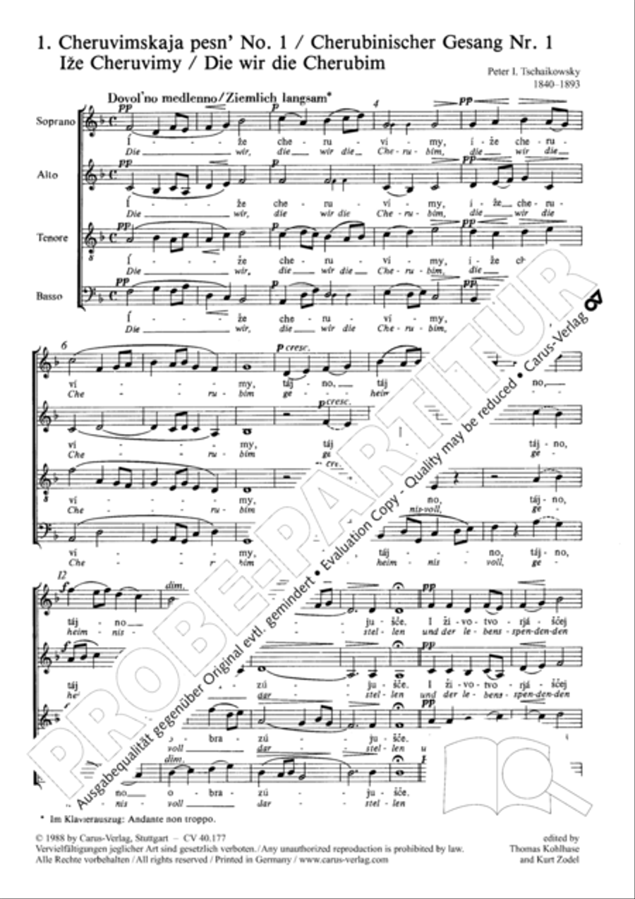 Neun liturgische Chore Collection / Songbook scores gallery preview page 8