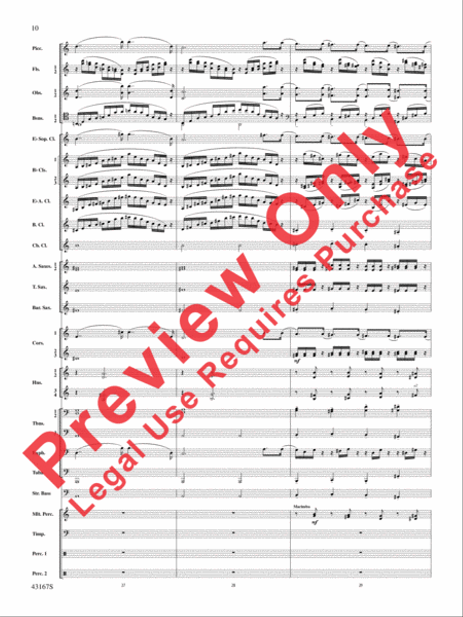 Down to the Sea in Ships (from the NBC TV Film Project 20) Concert Band scores gallery preview page 11