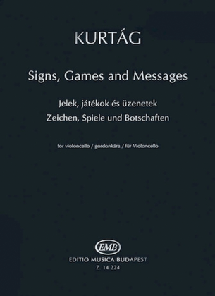 Book cover for Signs,games And Messages For Cello