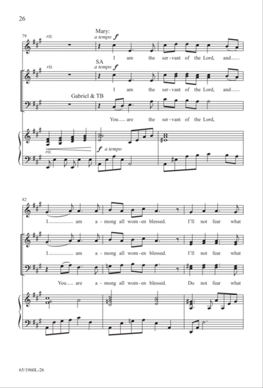 A New Birth...A New Beginning 4-Part scores gallery preview page 27