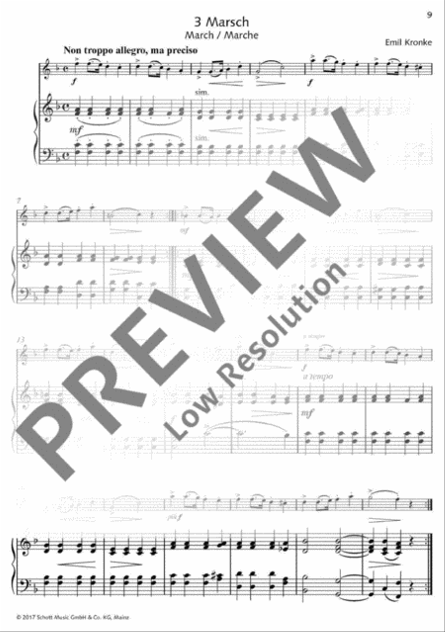 Humming Birds Flute Solo scores gallery preview page 10