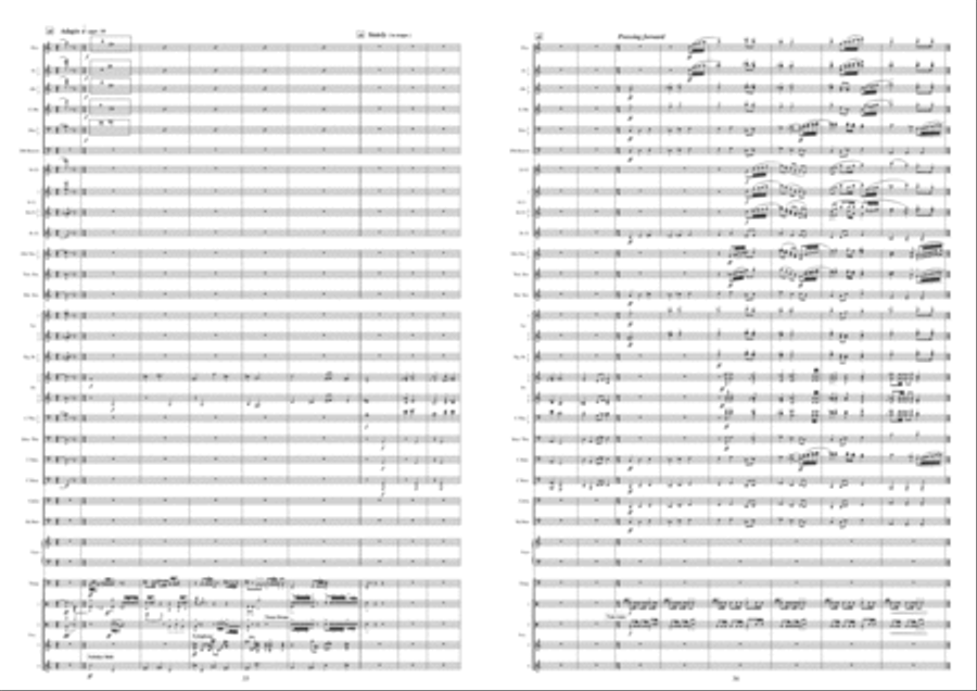 Symphony No. 2: States Of Mind, Opus 87 Concert Band scores gallery preview page 19