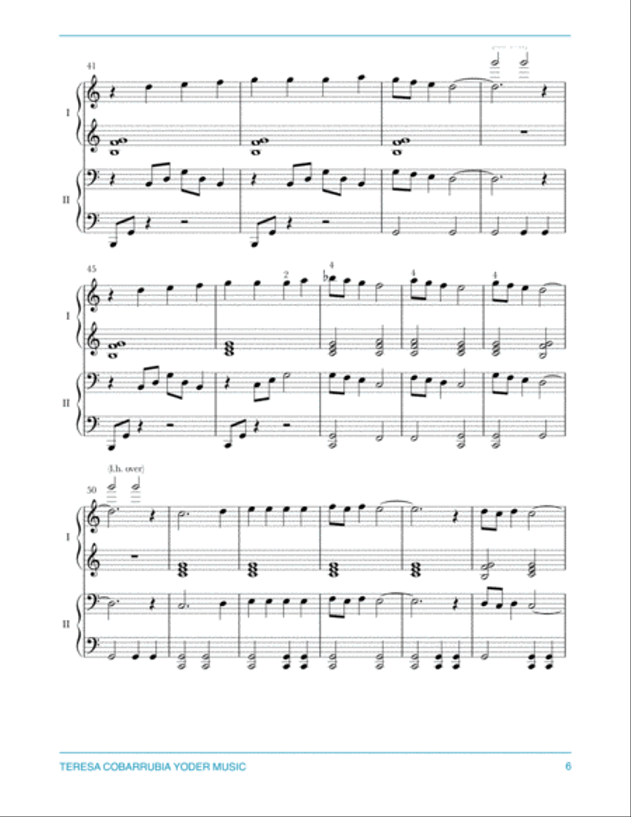 The Little Drummer Boy Easy Piano scores gallery preview page 6