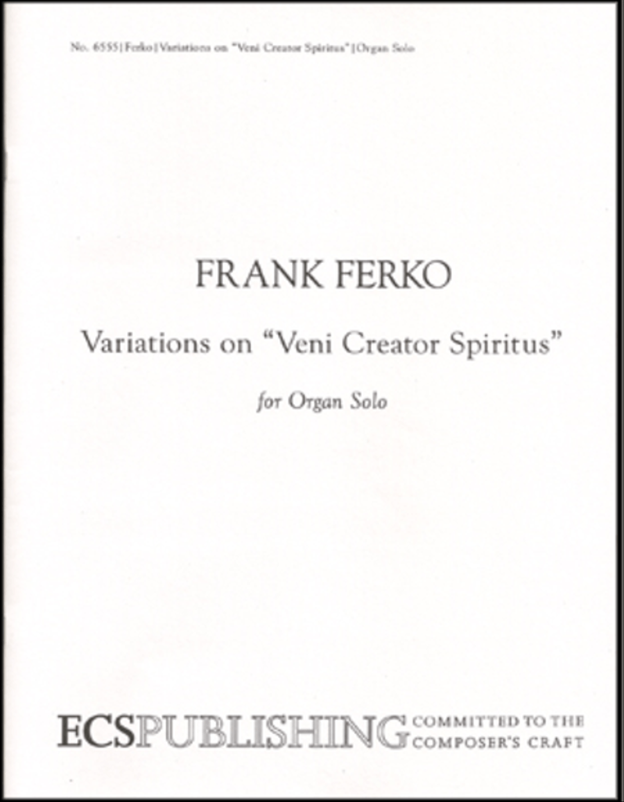 Variations on Veni Creator Spiritus Organ scores gallery preview page 1