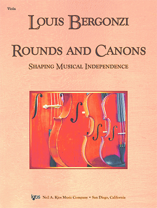 Book cover for Rounds and Canons: Shaping Musical Independence - Violin