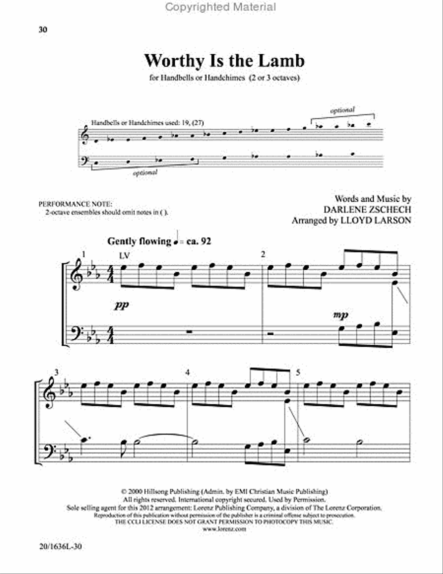 Ring Praise to the Lord! Ring Praise to the Lord! 3-Octaves scores gallery preview page 8