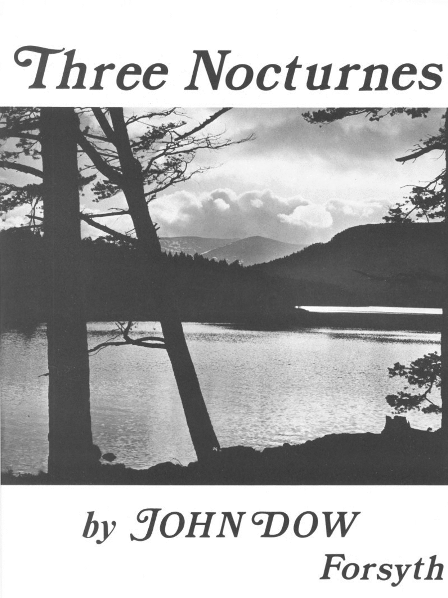 Three Nocturnes Piano Solo scores gallery preview page 1