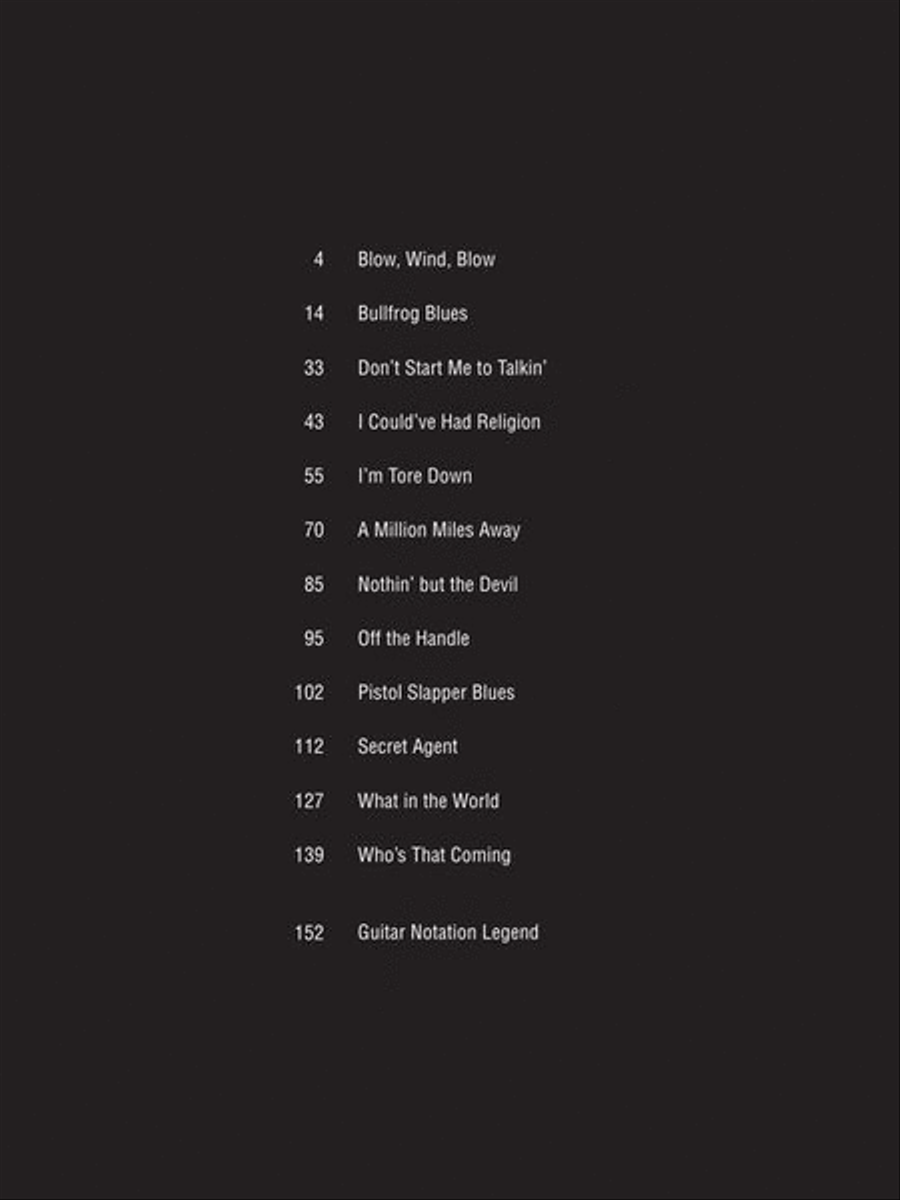 Selections from Rory Gallagher - Blues Electric Guitar scores gallery preview page 4