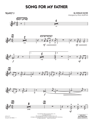 Book cover for Song For My Father (arr. Paul Murtha) - Trumpet 3