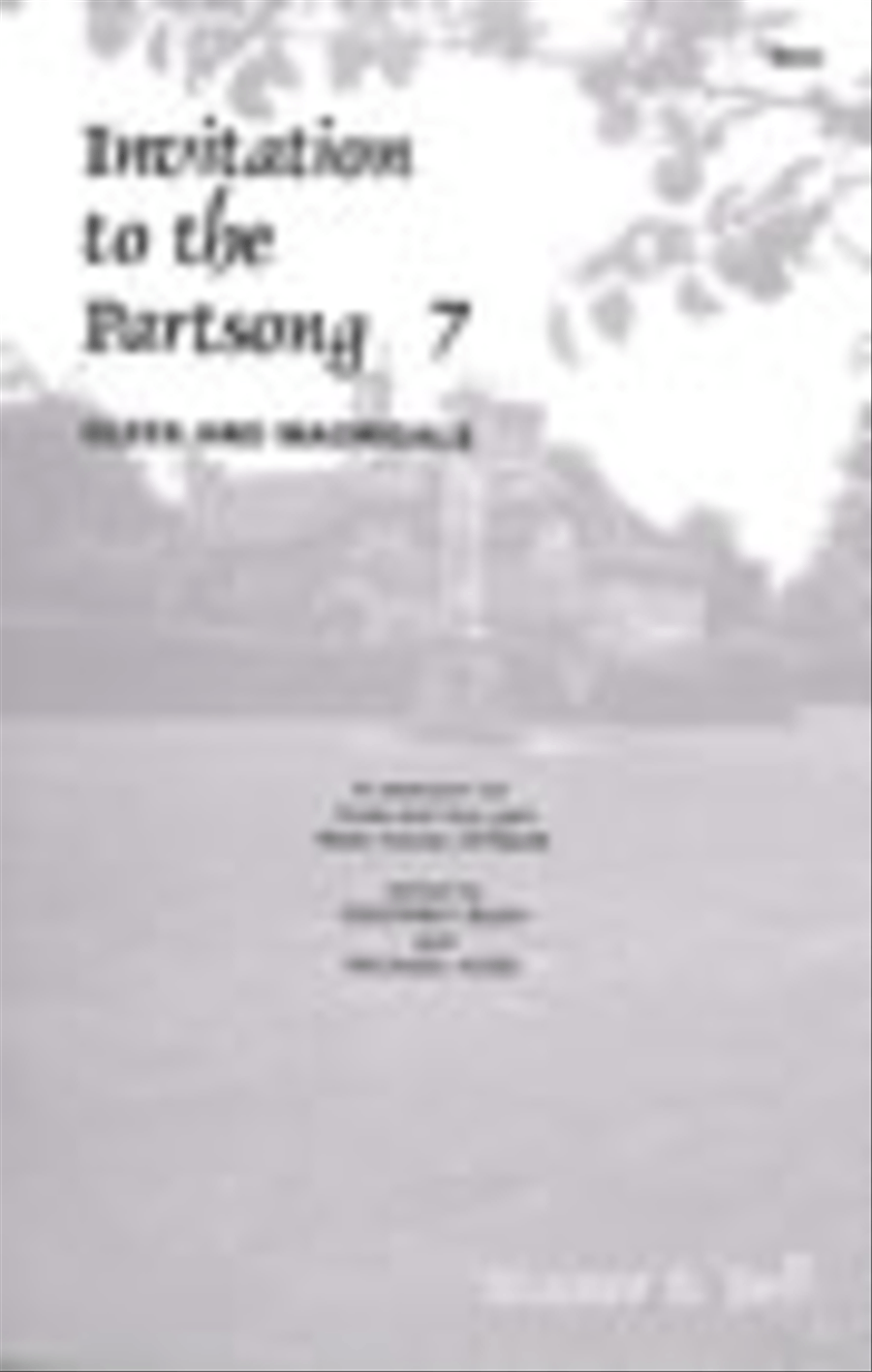 Invitation to the Partsong Book 7