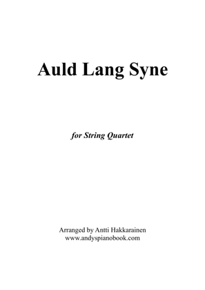Book cover for Auld Lang Syne - String Quartet