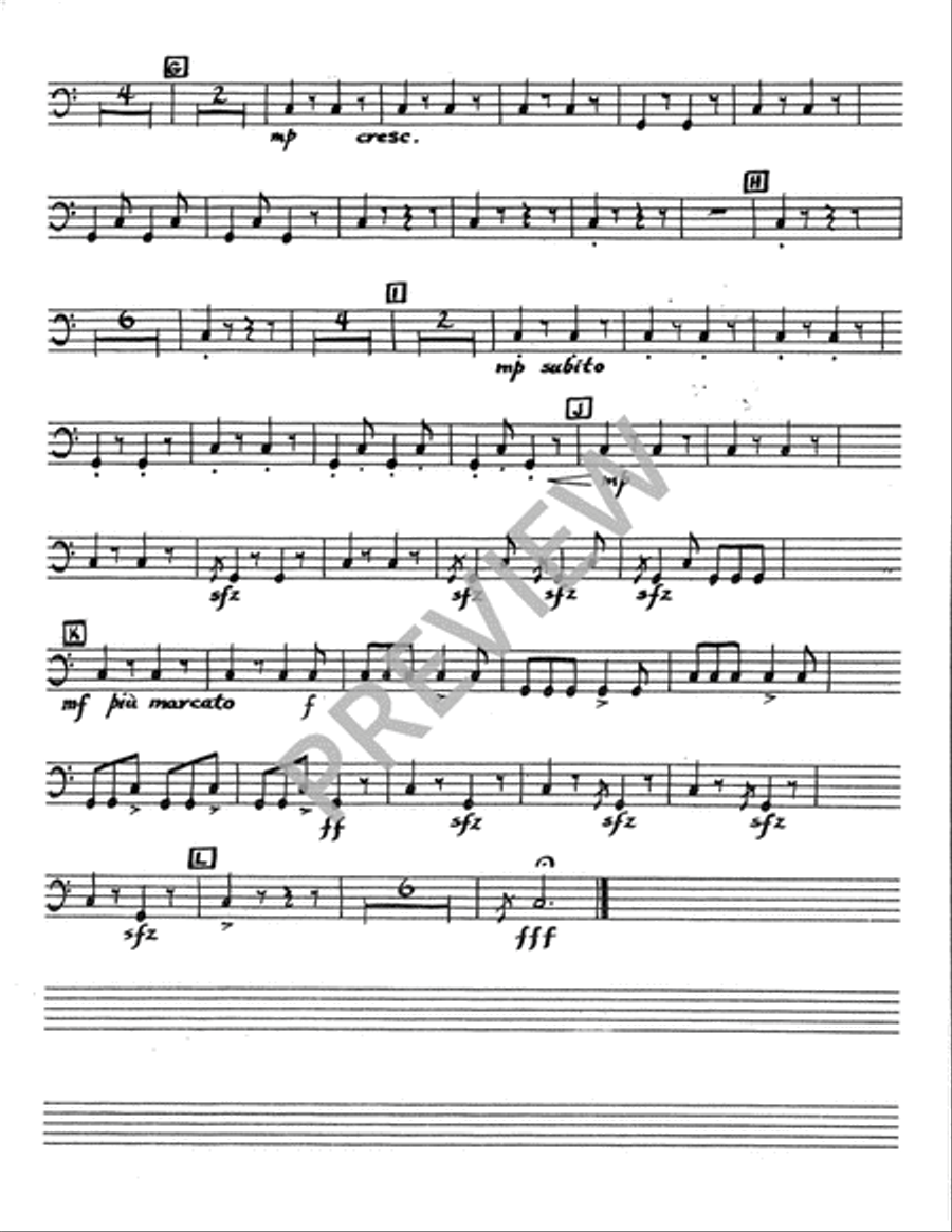 Let All the Earth Cry Out - Instrument edition Trumpet scores gallery preview page 6
