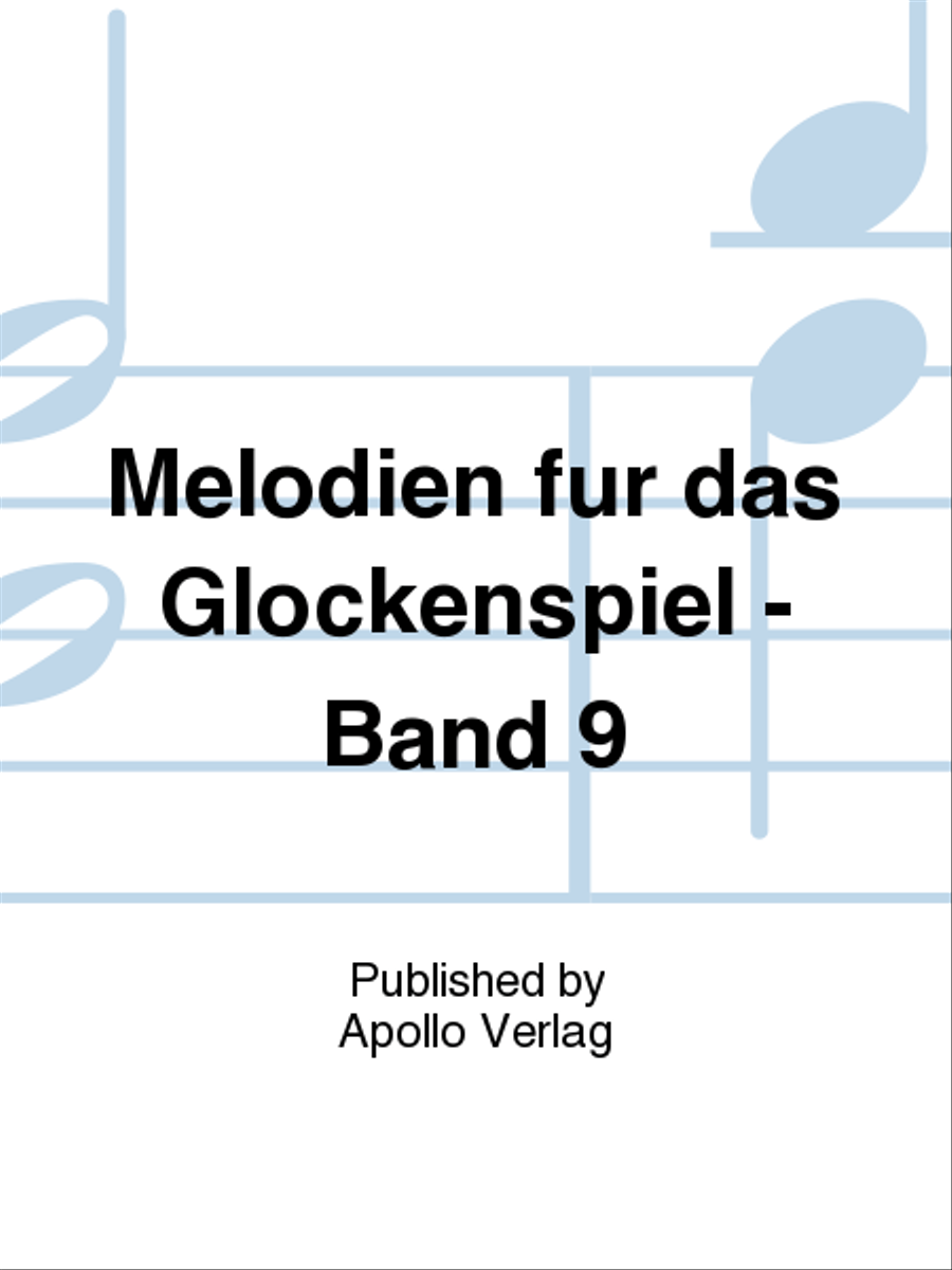 Melodien für das Glockenspiel Vol. 9 Glockenspiel scores gallery preview page 1