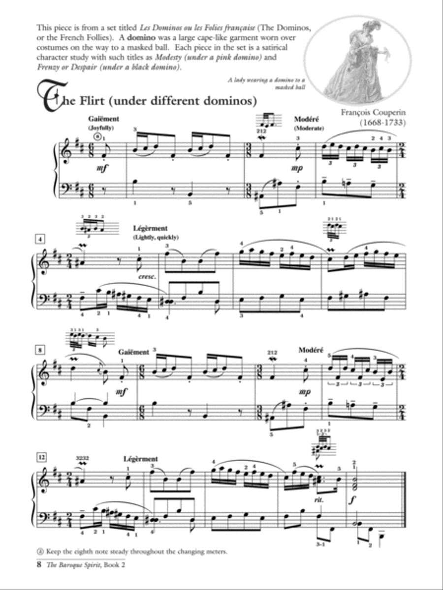 The Baroque Spirit (1600--1750), Book 2 Piano Solo scores gallery preview page 3