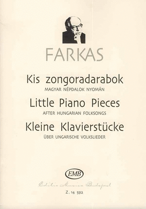 Kleine Klavierstücke nach ungarischen Volkslieder
