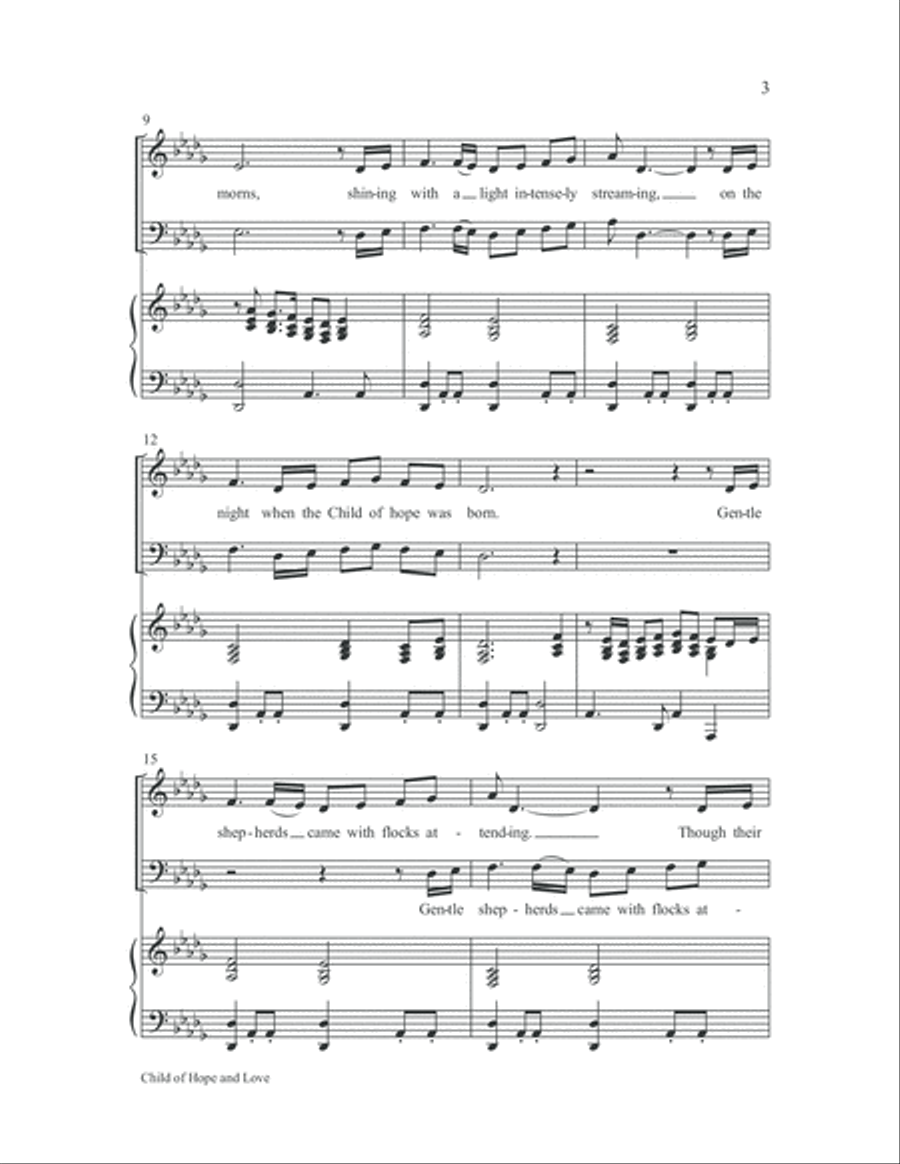 Child of Hope and Love 2-Part scores gallery preview page 4