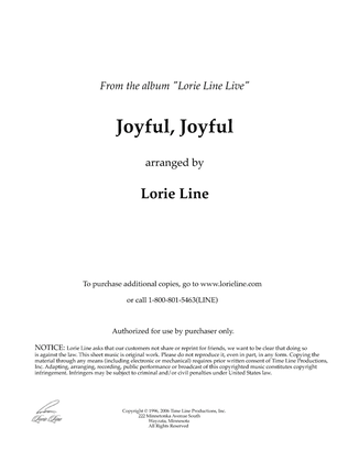 Joyful, Joyful (from PBS Special Lorie Line Live!)