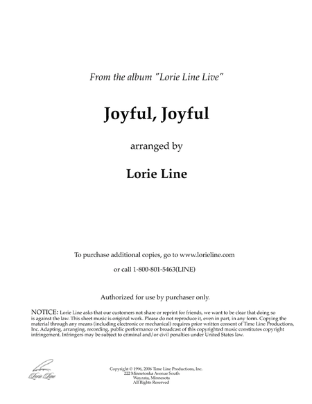 Joyful, Joyful (from PBS Special Lorie Line Live!) image number null