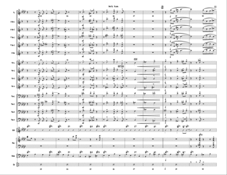 Bad Ol' Blues Jazz Ensemble scores gallery preview page 13