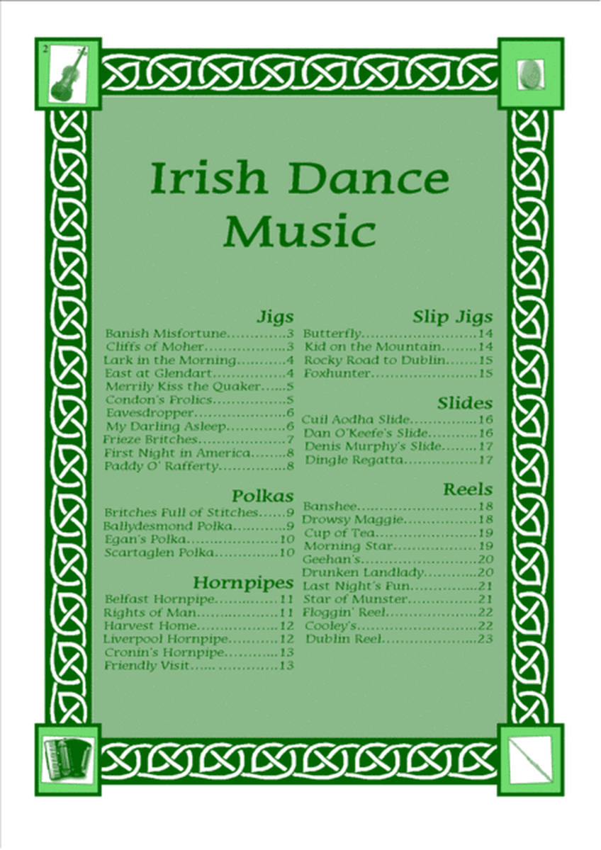Irish Dance Music Vol.1 for Clarinet; 40 Jigs, Reels, Hornpipes and more.... image number null