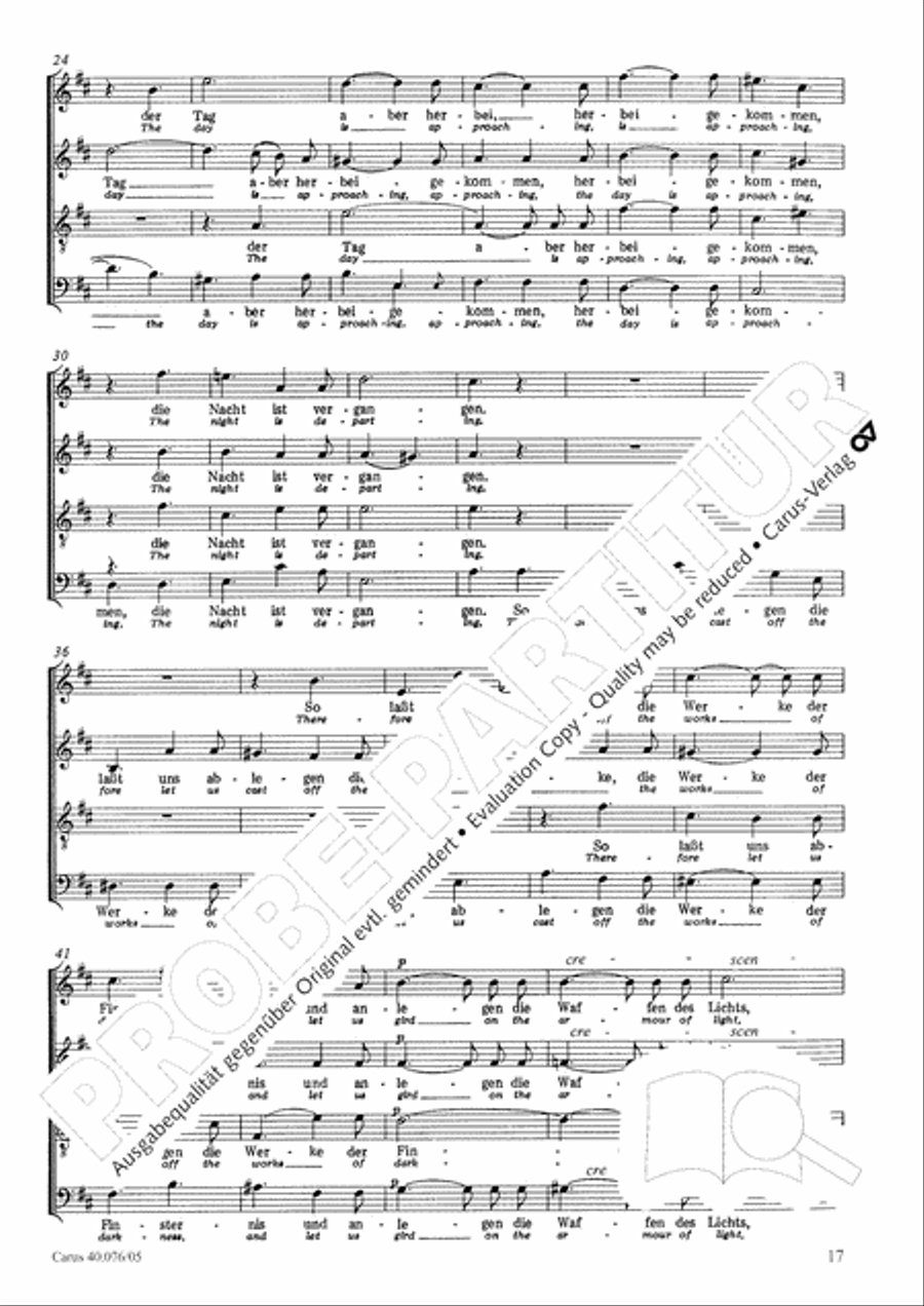 Hymn of Praise, MWV A 18 Hymn of Praise, MWV A 18 SSAATB scores gallery preview page 19