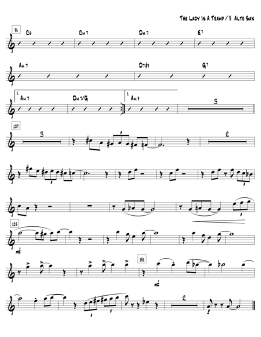 The Lady Is A Tramp The Lady Is A Tramp Small Ensemble scores gallery preview page 4