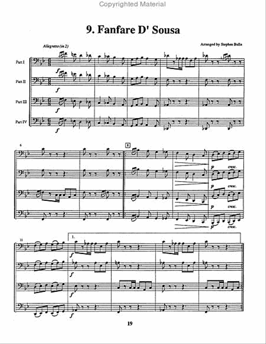 Quartets for Low Brass EETT scores gallery preview page 10