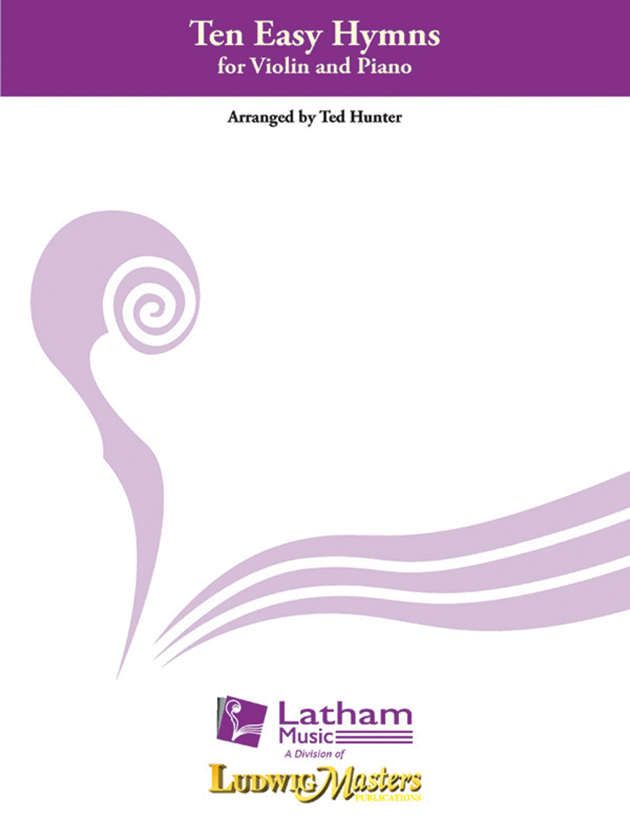 10 Easy Hymns for Violin and Piano Small Ensemble scores gallery preview page 1