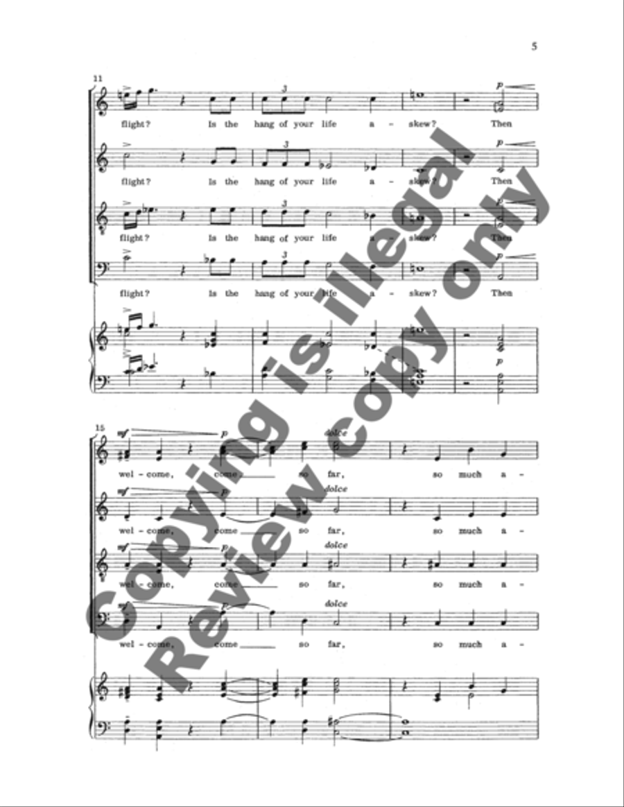 Nativity Madrigals Nativity Madrigals 4-Part scores gallery preview page 9