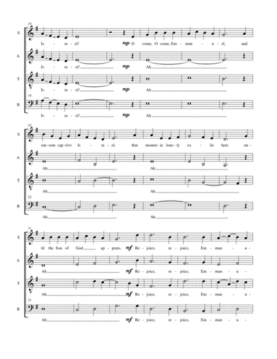 Veni, veni, Emmanuel / O come, o come, Emmanuel (SATB, a cappella) arranged by Sarah Jaysmith (Tradi image number null