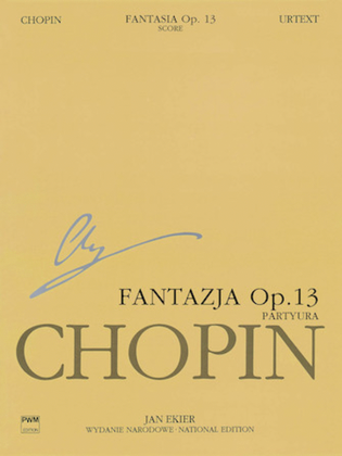 Book cover for Fantasia on Polish Airs Op. 13 for Piano and Orchestra