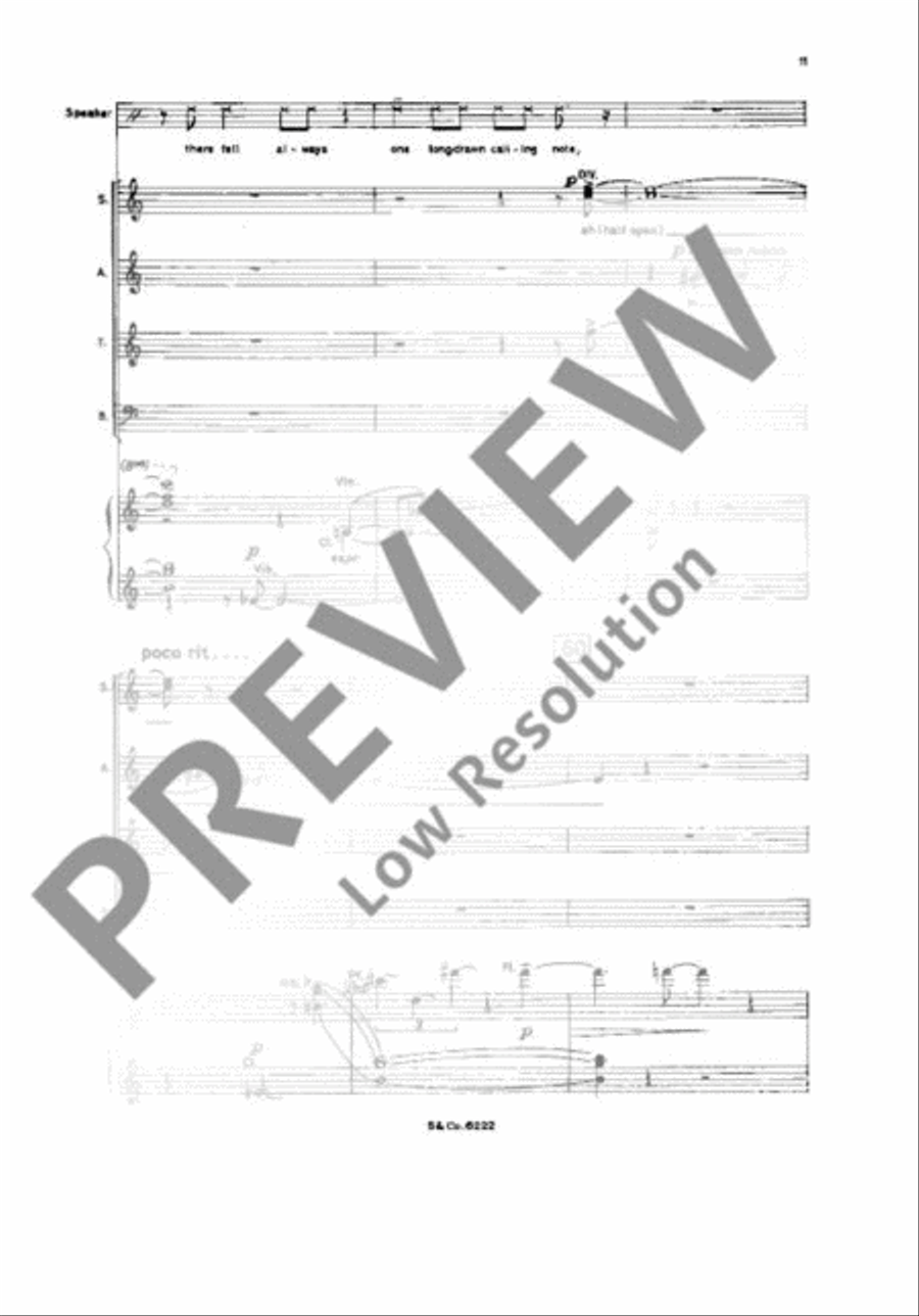 Three Fragments Three Fragments Mixed Choir scores gallery preview page 14