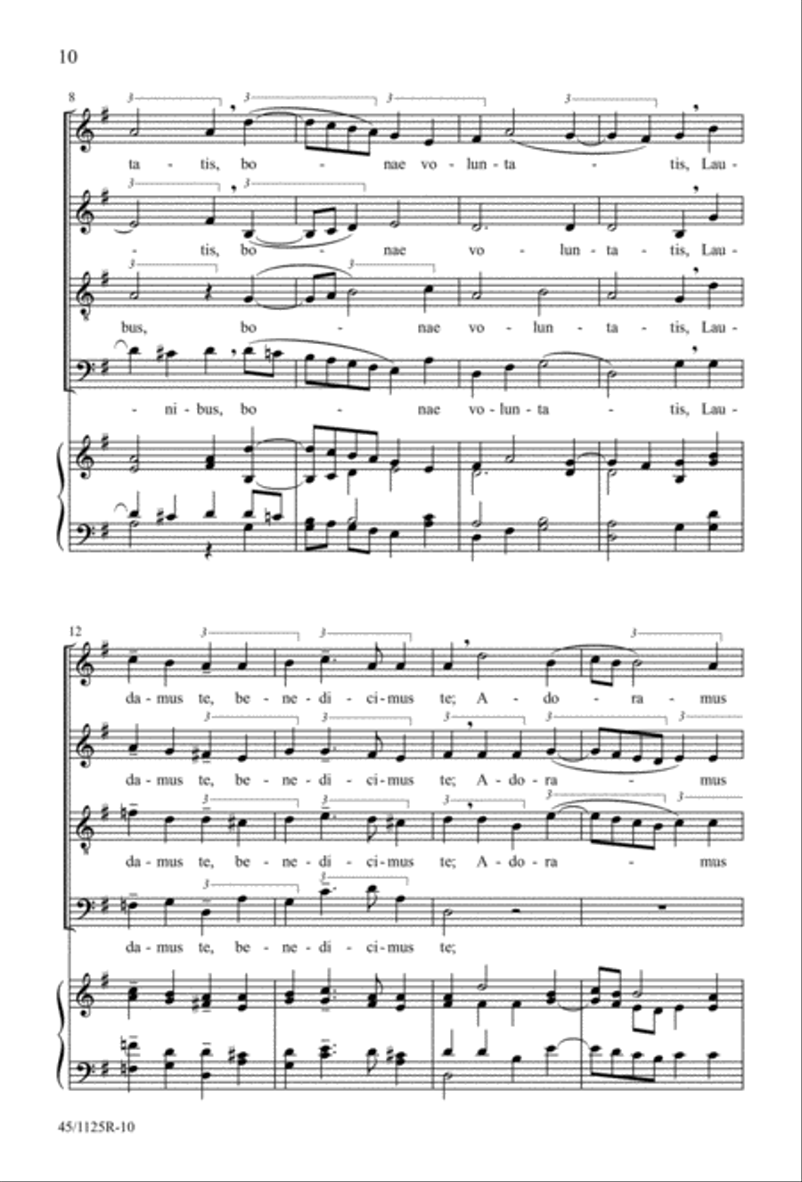 Missa super Dixit Maria Missa super Dixit Maria 4-Part scores gallery preview page 12